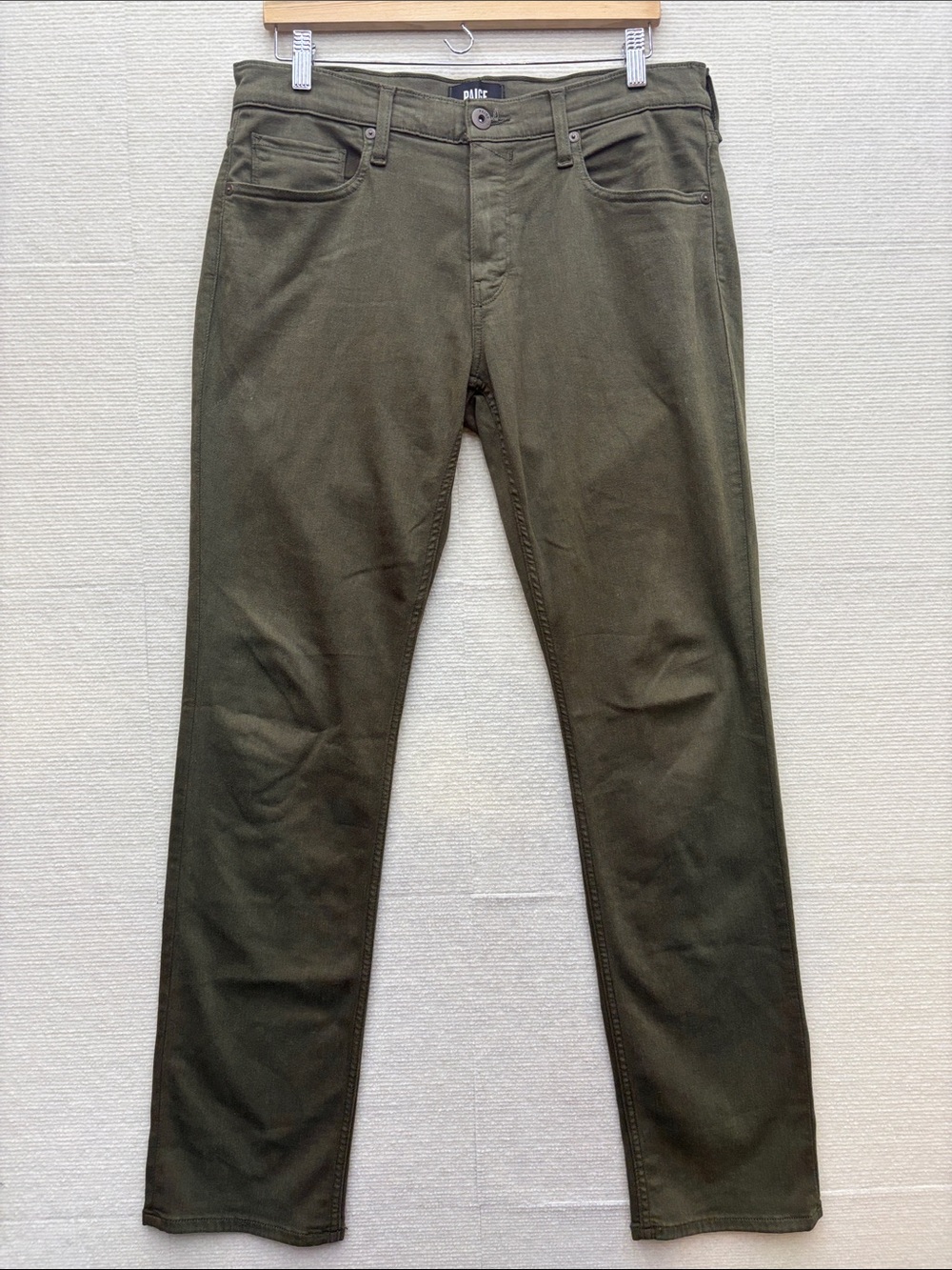 PAIGE | Olive Green Slim pants 32 Federal